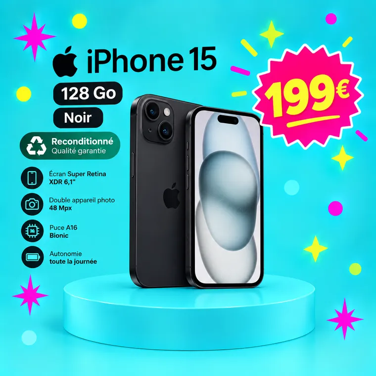 iPhone 15 128 Go